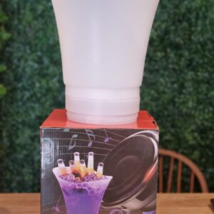 Frapera con parlante bluetooh y luz led