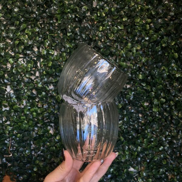 vaso vidrio doble pared Doppio Line (set x2u)250ml