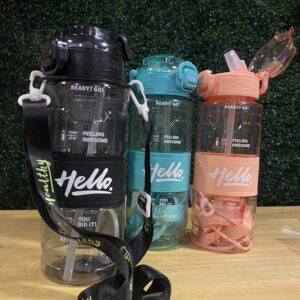 Botella plástica deportiva "Hello" 800ml