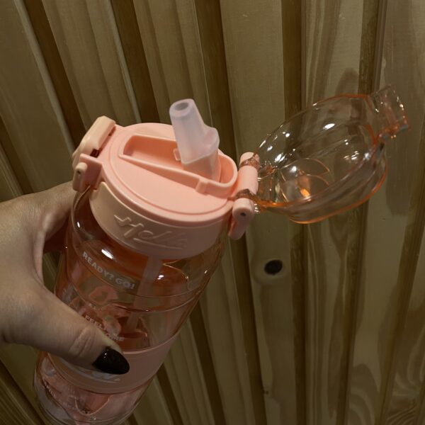 Botella plástica deportiva "Hello" 800ml - Imagen 2