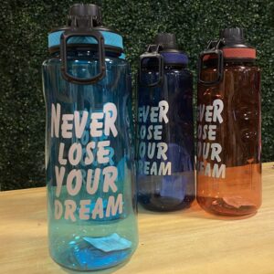 Botella plastica deportiva frase 1L