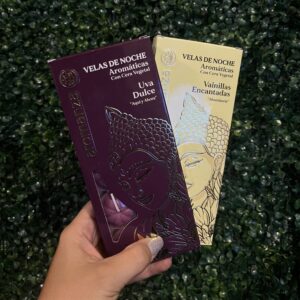 Velas aromaticas de noche aromanza x10u