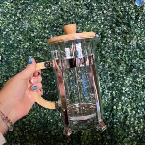 Cafetera embolo bambu 1L