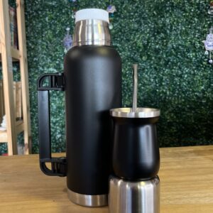 Combo termo vacuum 1L + mate termico 160ml